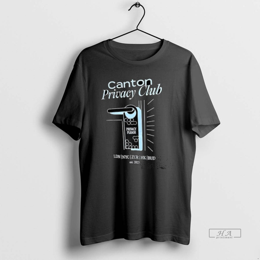 Trendy Canton Privacy Club Please - Adult & Kids T-Shirts, Sweatshirts & Hoodies apparel design preview 1