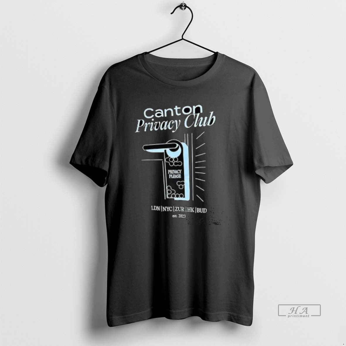 Trendy Canton Privacy Club Please - Adult & Kids T-Shirts, Sweatshirts & Hoodies apparel design preview 1