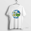 Trendy Carolina Panthers X Santa Grinch I Love - Adult & Kids T-Shirts, Sweatshirts & Hoodies apparel design preview 1