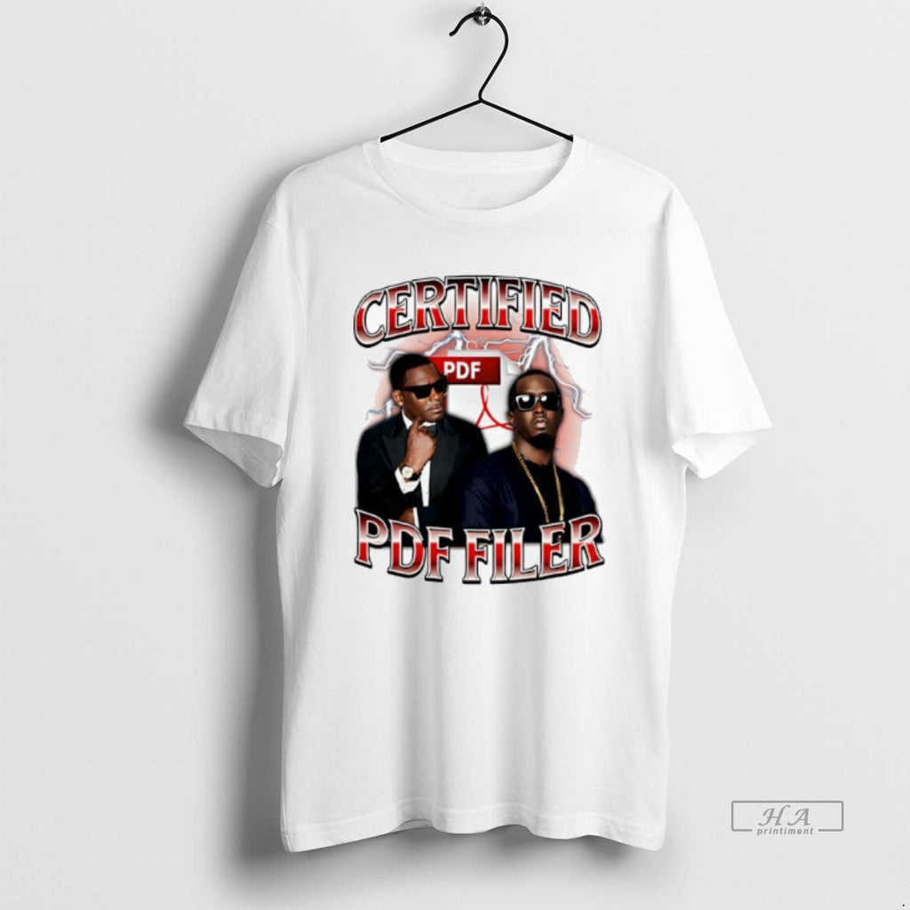 Trendy Certified Pdf Filer Graphic - Adult & Kids T-Shirts, Sweatshirts & Hoodies apparel design preview 1