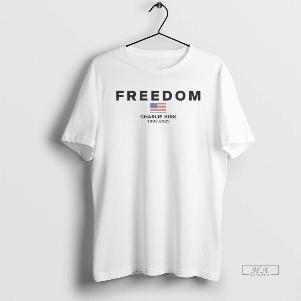 Trendy Charlie Kirk Freedom 1993 2025 Us - Adult & Kids T-Shirts, Sweatshirts & Hoodies apparel design preview 1