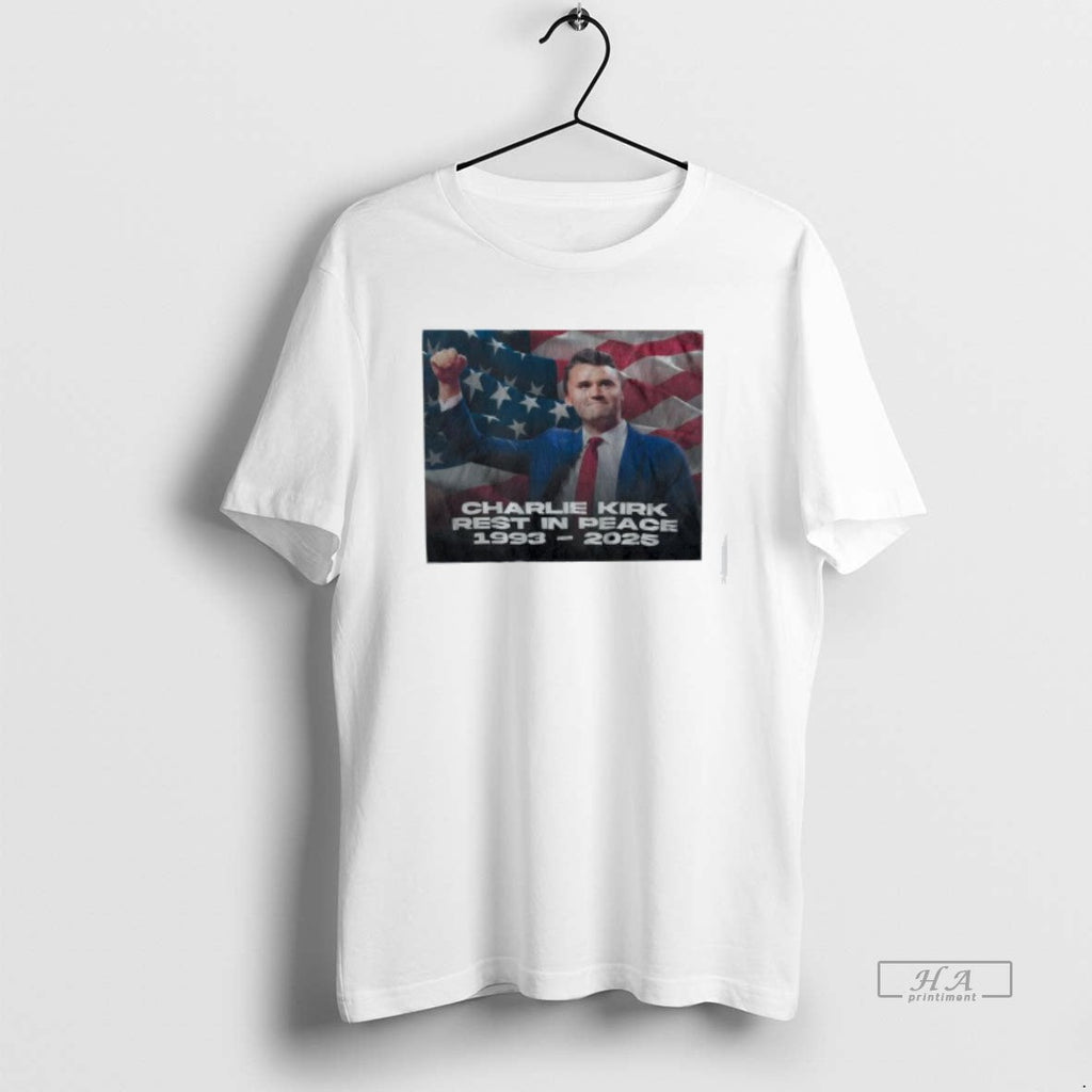 Trendy Charlie Kirk Rest In Peace 1993 Passed Away - Adult & Kids T-Shirts, Sweatshirts & Hoodies apparel design preview 1