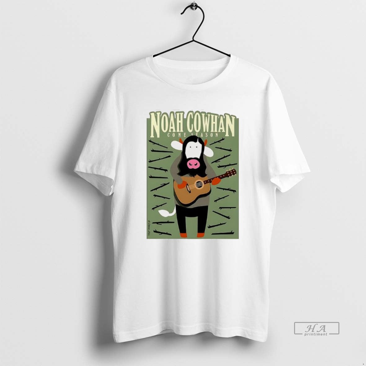 Trendy Cow Noah Cowhan Cone Season - Adult & Kids T-Shirts, Sweatshirts & Hoodies apparel design preview 1