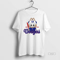 Trendy Cute Monster Labubu Los Angeles Dodgers Mlb - Adult & Kids T-Shirts, Sweatshirts & Hoodies apparel design preview 1