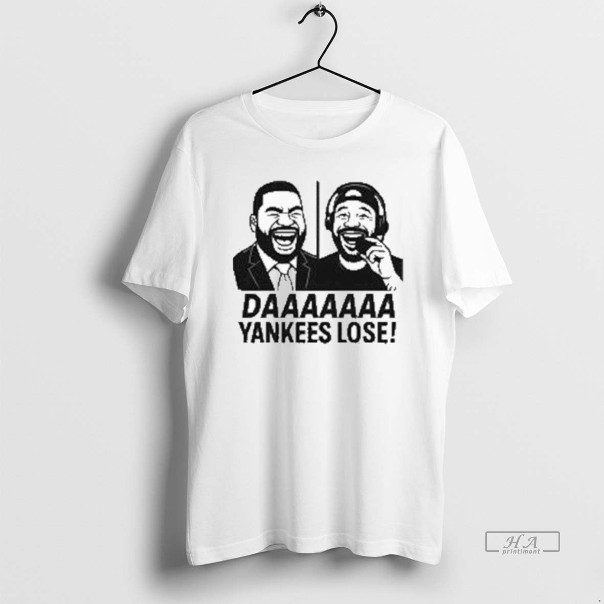 Trendy Daaaa Yankees Lose Funny - Adult & Kids T-Shirts, Sweatshirts & Hoodies apparel design preview 1