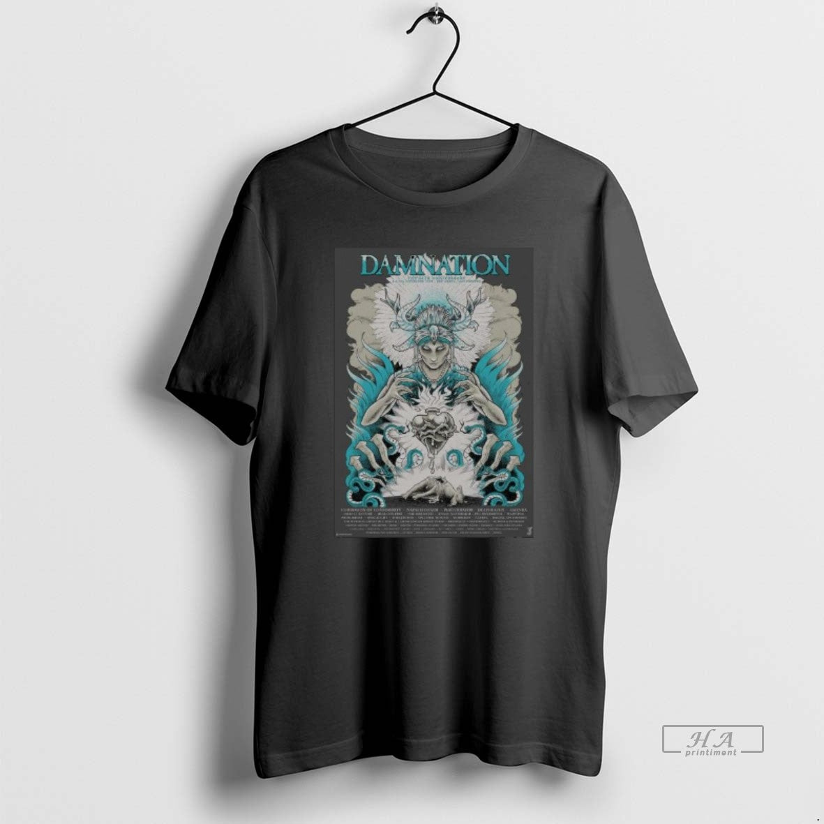 Trendy Damnation Festival The 20th Anniversary - Adult & Kids T-Shirts, Sweatshirts & Hoodies apparel design preview 1