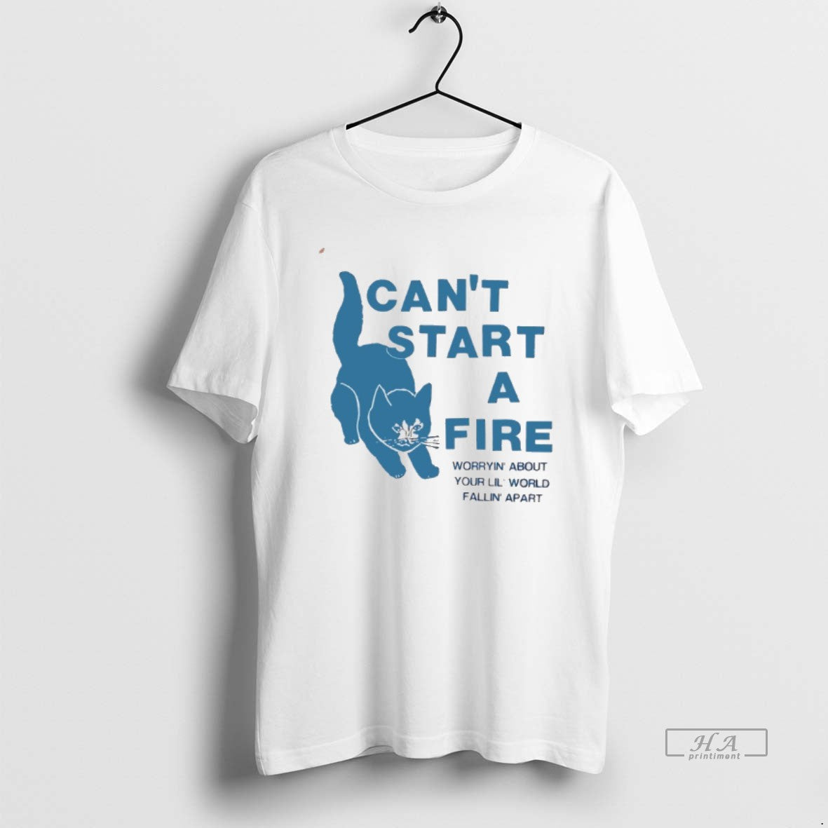 Trendy Dancing In The Dark Cant Start A Fire Cat - Adult & Kids T-Shirts, Sweatshirts & Hoodies apparel design preview 1