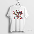 Trendy Dancing Skeleton Santa Hat Merry Christmas - Adult & Kids T-Shirts, Sweatshirts & Hoodies apparel design preview 1