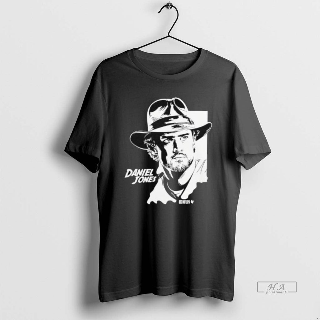 Trendy Daniel Jones Indy Pose - Adult & Kids T-Shirts, Sweatshirts & Hoodies apparel design preview 1