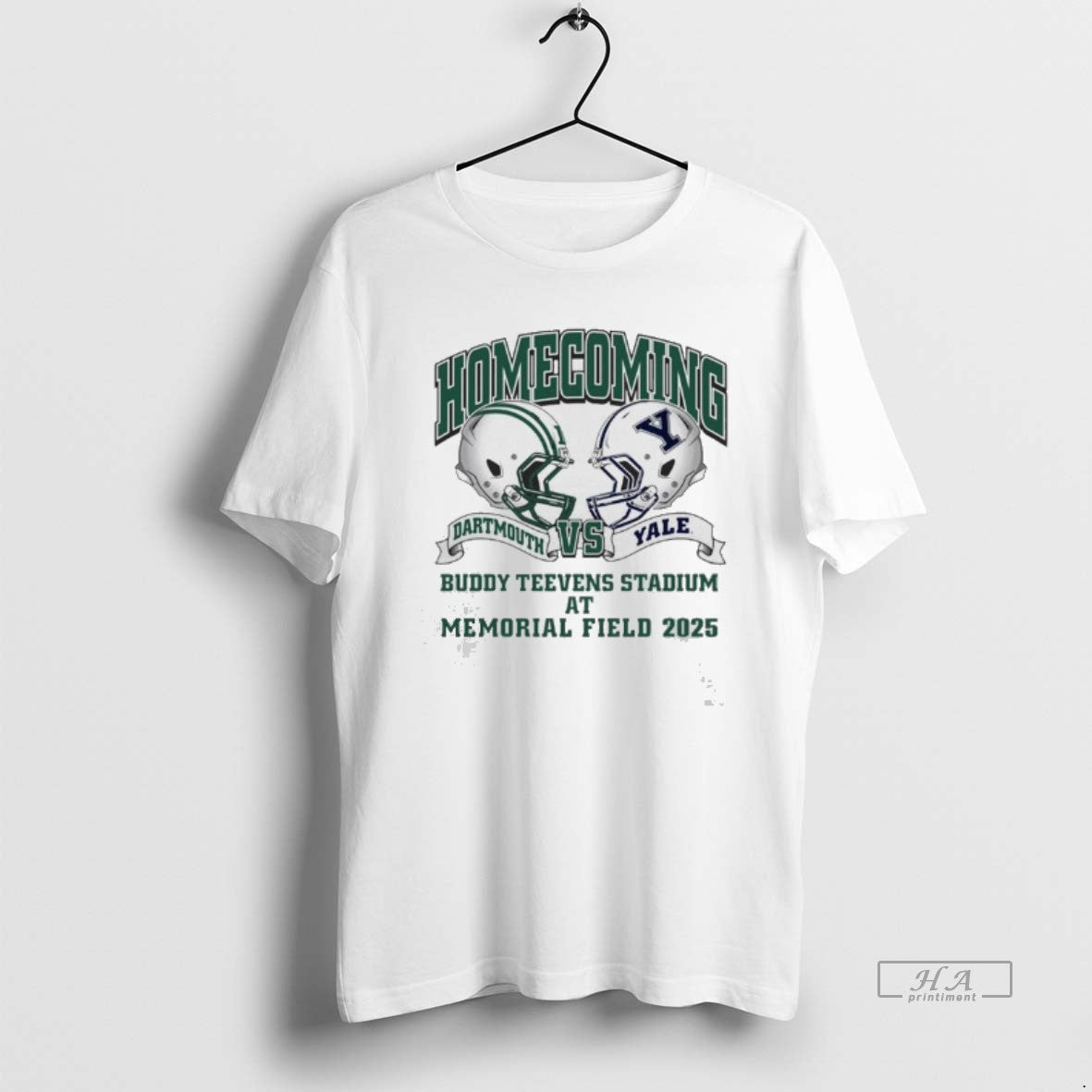Trendy Dartmouth Vs Yale Homecoming Buddy Teevens - Adult & Kids T-Shirts, Sweatshirts & Hoodies apparel design preview 1