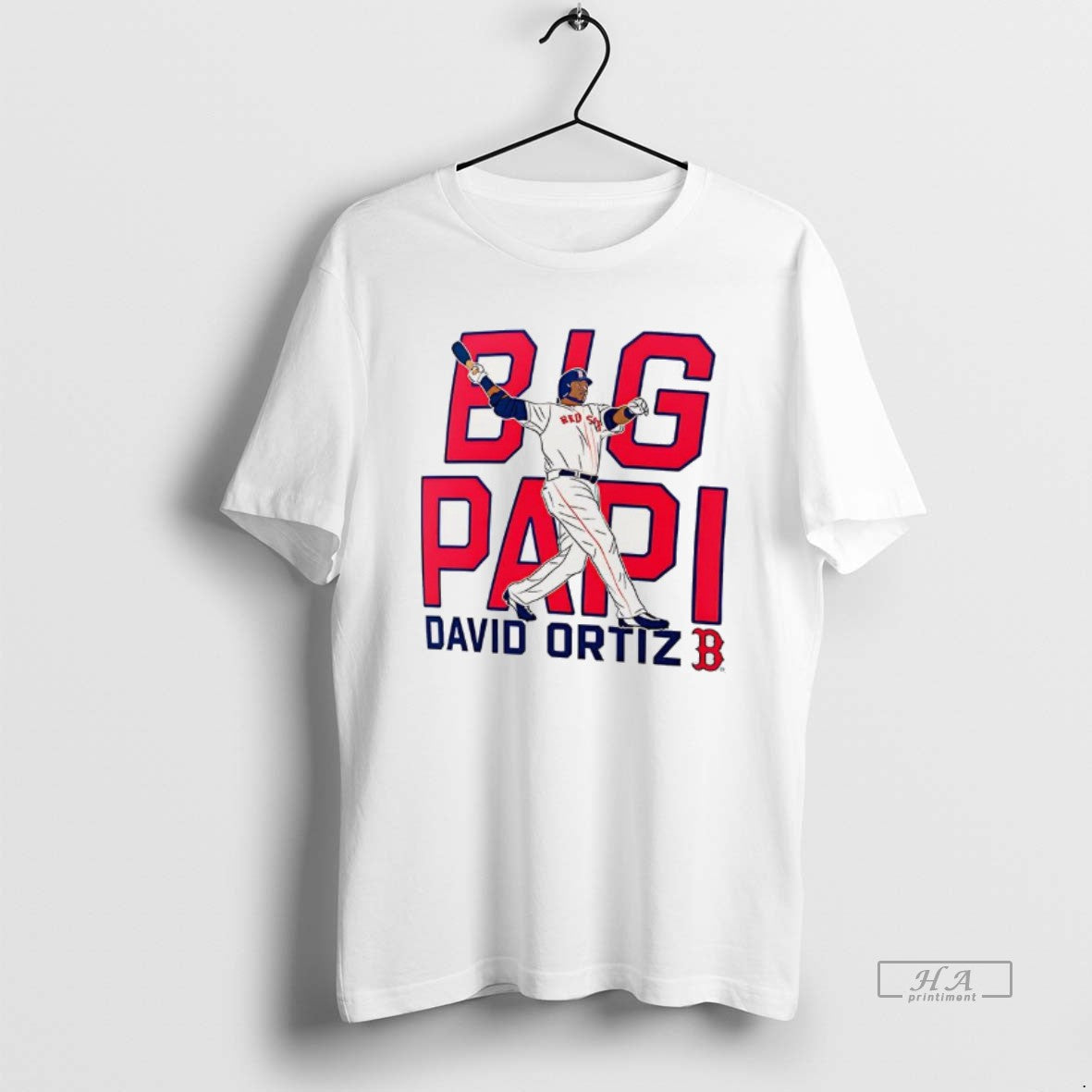 Trendy David Ortiz Boston Red Sox Baseball - Adult & Kids T-Shirts, Sweatshirts & Hoodies apparel design preview 1