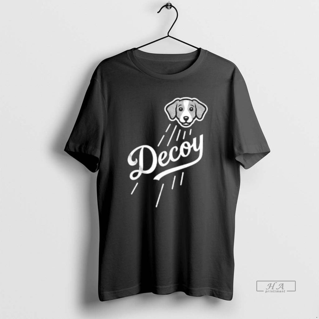 Trendy Decoy Dog Los Angeles Dodgers Parody Logo - Adult & Kids T-Shirts, Sweatshirts & Hoodies apparel design preview 1