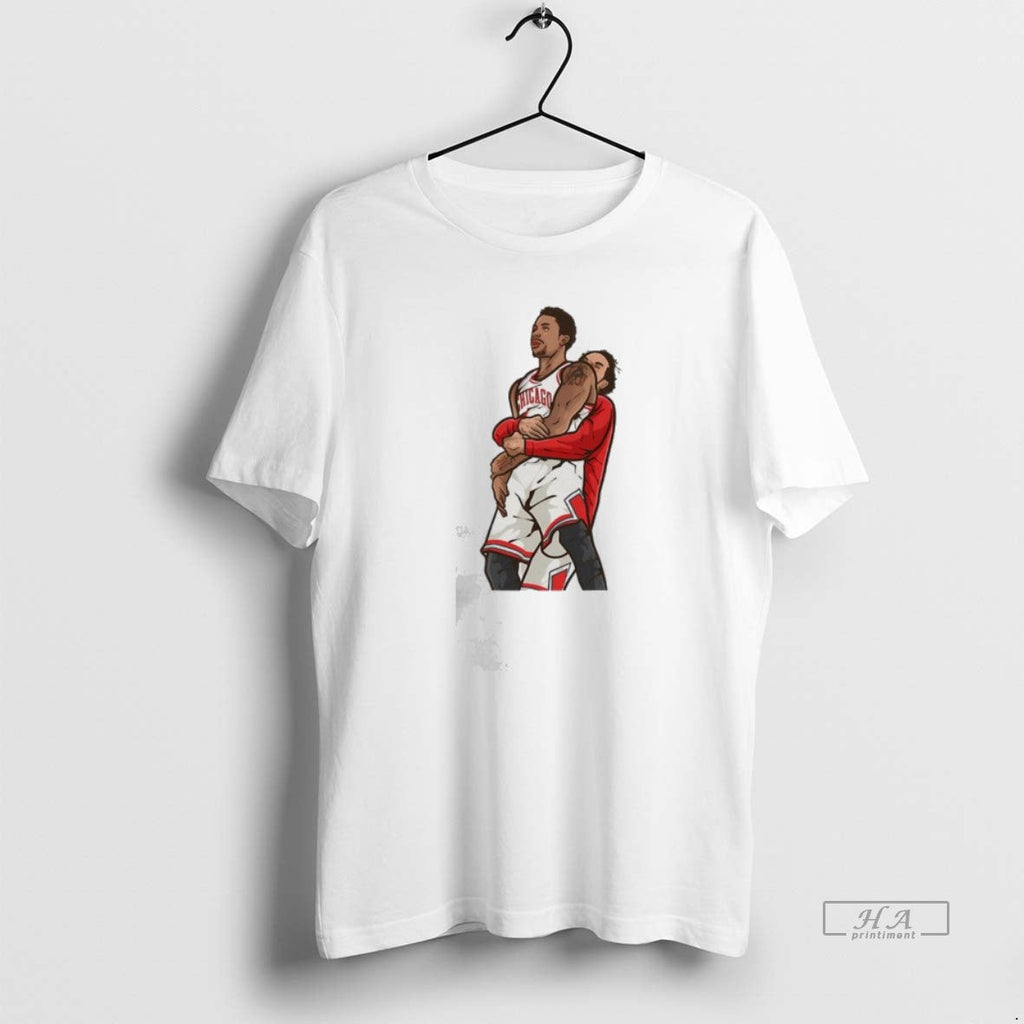 Trendy Derrick Rose And Joakim Noah Game Winner - Adult & Kids T-Shirts, Sweatshirts & Hoodies apparel design preview 1