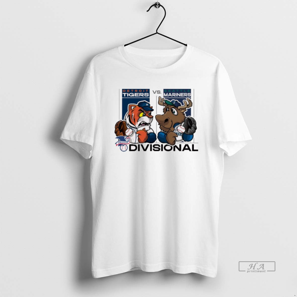 Trendy Detroit Tiger Vs Seattle Mariners 2025 Mlb - Adult & Kids T-Shirts, Sweatshirts & Hoodies apparel design preview 1