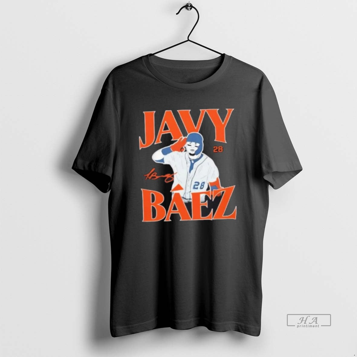 Trendy Detroit Tigers Javy Baez Signature - Adult & Kids T-Shirts, Sweatshirts & Hoodies apparel design preview 1