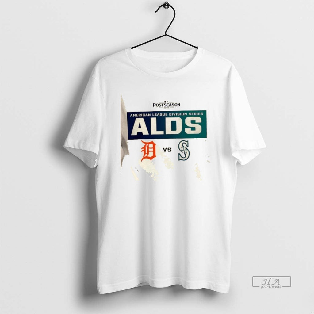 Trendy Detroit Tigers Vs Seattle Mariners 2025 - Adult & Kids T-Shirts, Sweatshirts & Hoodies apparel design preview 1