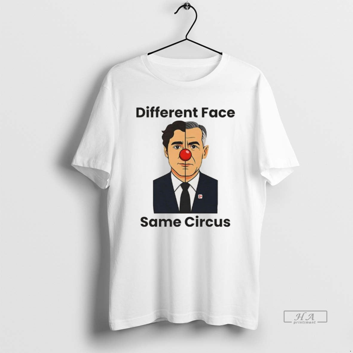 Trendy Different Face Same Circus Caricature - Adult & Kids T-Shirts, Sweatshirts & Hoodies apparel design preview 1