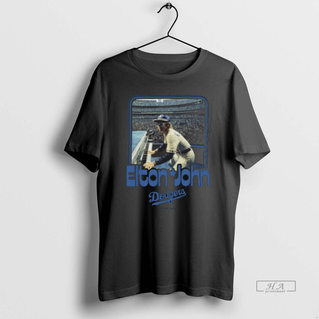 Trendy Dodger Merch Center Field Elton John X Stadium - Adult & Kids T-Shirts, Sweatshirts & Hoodies apparel design preview 1