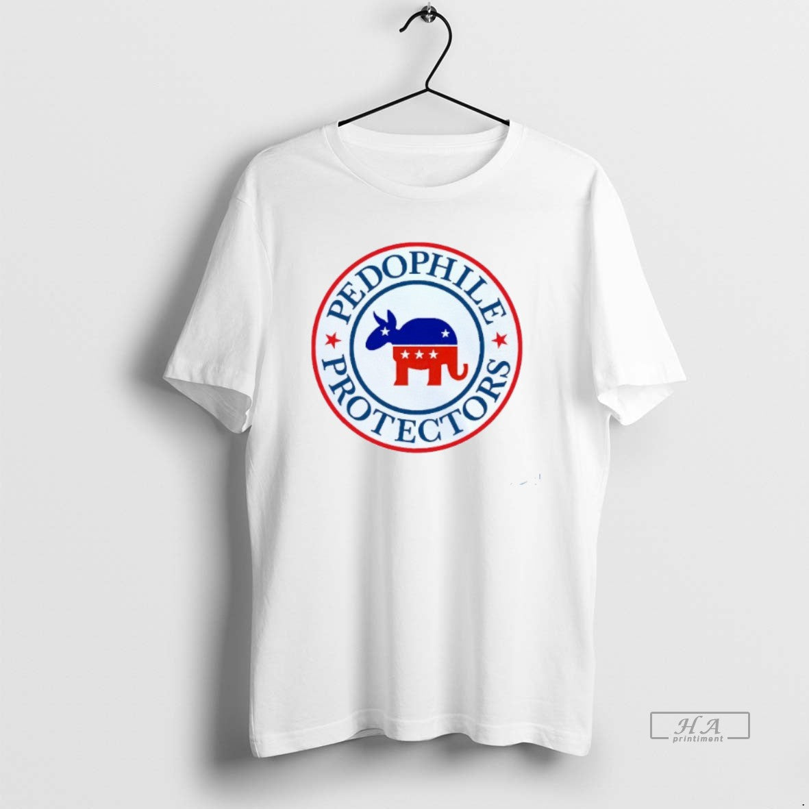 Trendy Donkey Democrat Pedophile Protectors Mens - Adult & Kids T-Shirts, Sweatshirts & Hoodies apparel design preview 1