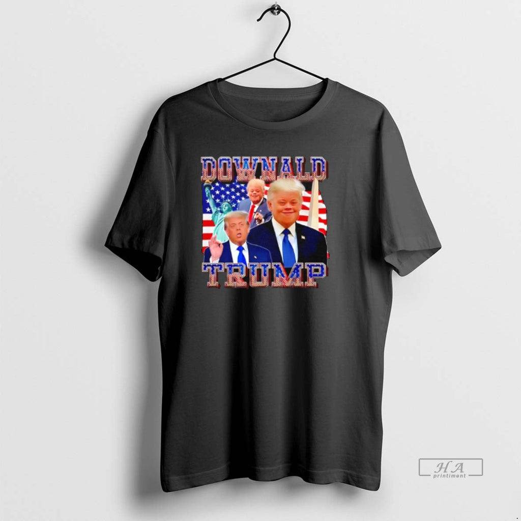 Trendy Downald Trump Patriotic American Flag - Adult & Kids T-Shirts, Sweatshirts & Hoodies apparel design preview 1