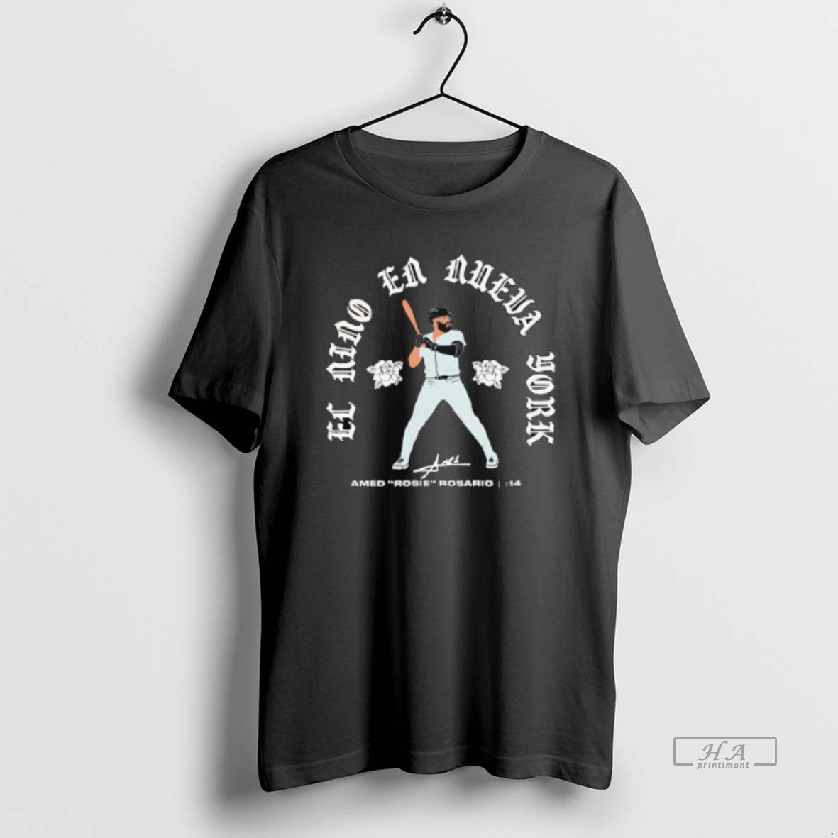 Trendy El Nino En Nueva York Amed Rosario Rosie Ny - Adult & Kids T-Shirts, Sweatshirts & Hoodies apparel design preview 1