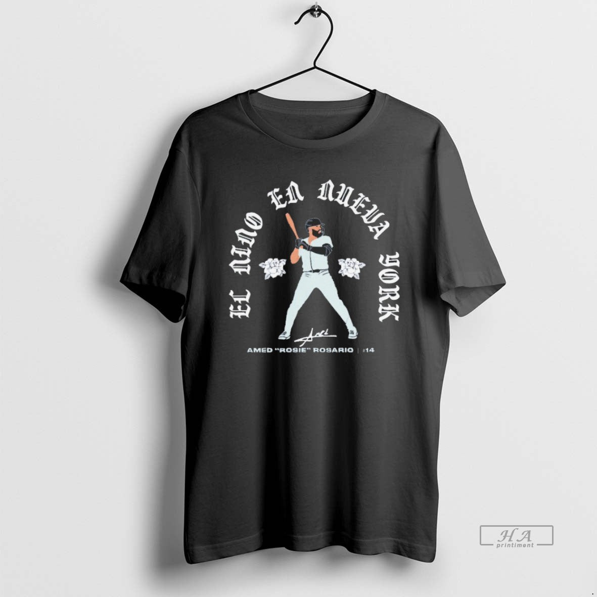 Trendy El Nino En Nueva York Amed Rosie Rosario Ny - Adult & Kids T-Shirts, Sweatshirts & Hoodies apparel design preview 1
