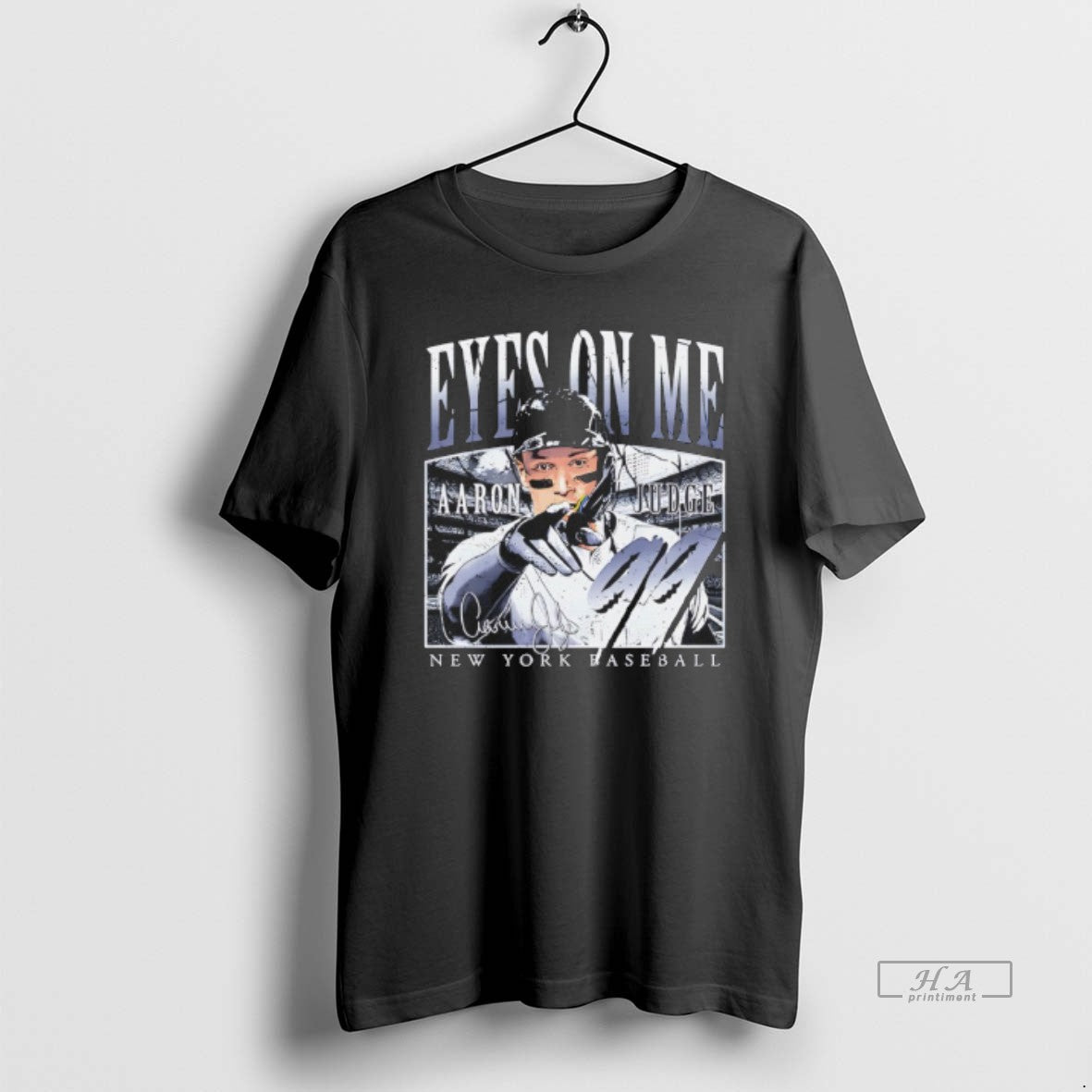 Trendy Eyes On Me Aaron Judge New 99 York Yankees - Adult & Kids T-Shirts, Sweatshirts & Hoodies apparel design preview 1