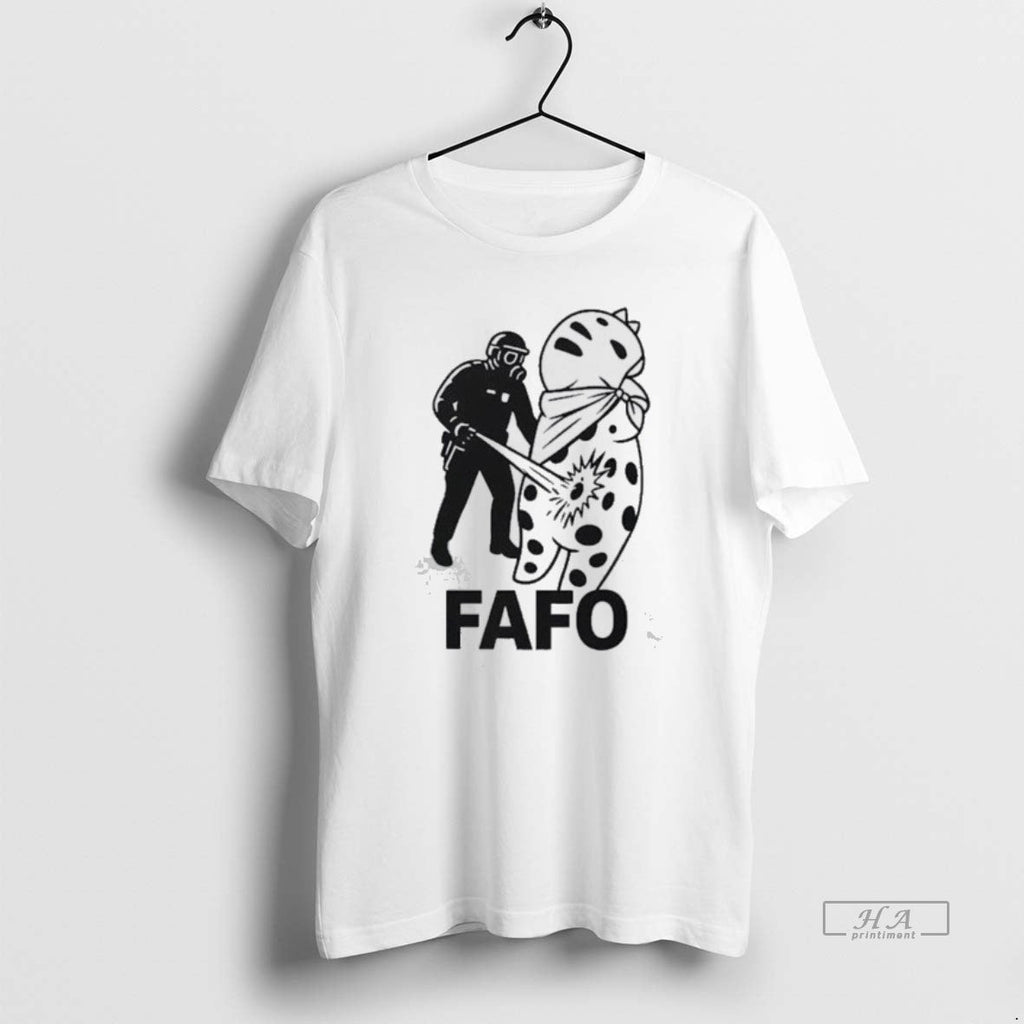 Trendy Fafo A Police Officer In Riot Gear - Adult & Kids T-Shirts, Sweatshirts & Hoodies apparel design preview 1