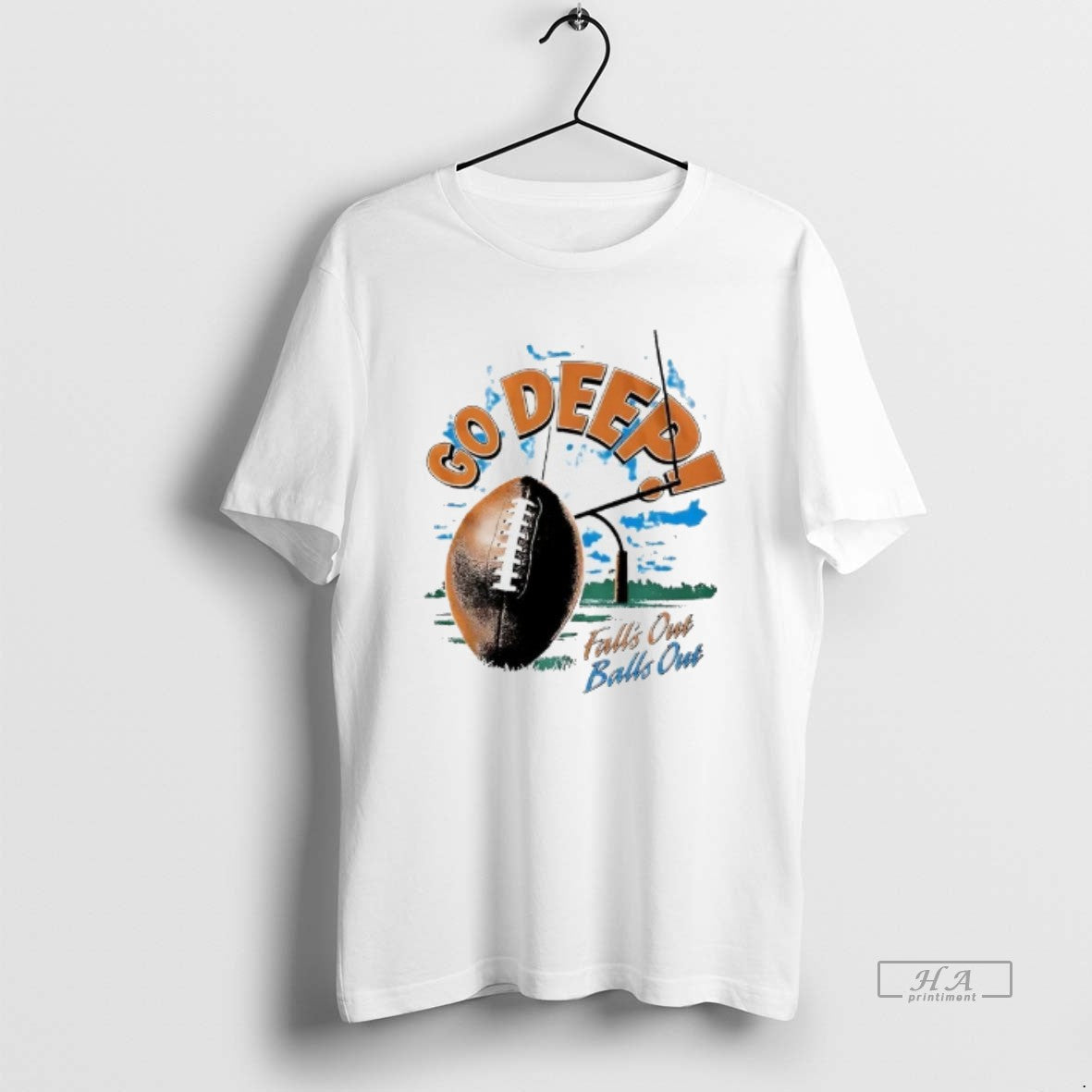 Trendy Falls Out Balls Go Deep - Adult & Kids T-Shirts, Sweatshirts & Hoodies apparel design preview 1