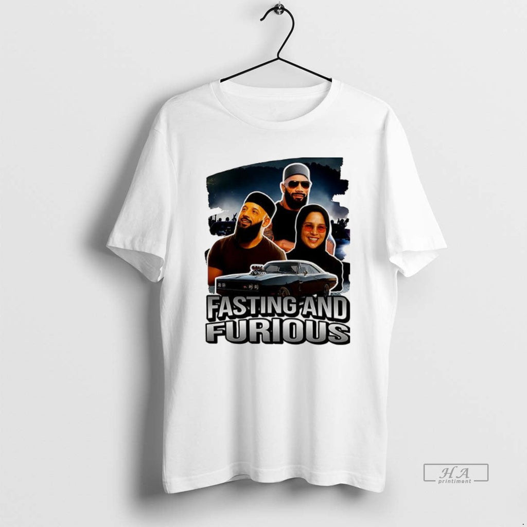 Trendy Fasting And Furious Muslims Parody - Adult & Kids T-Shirts, Sweatshirts & Hoodies apparel design preview 1