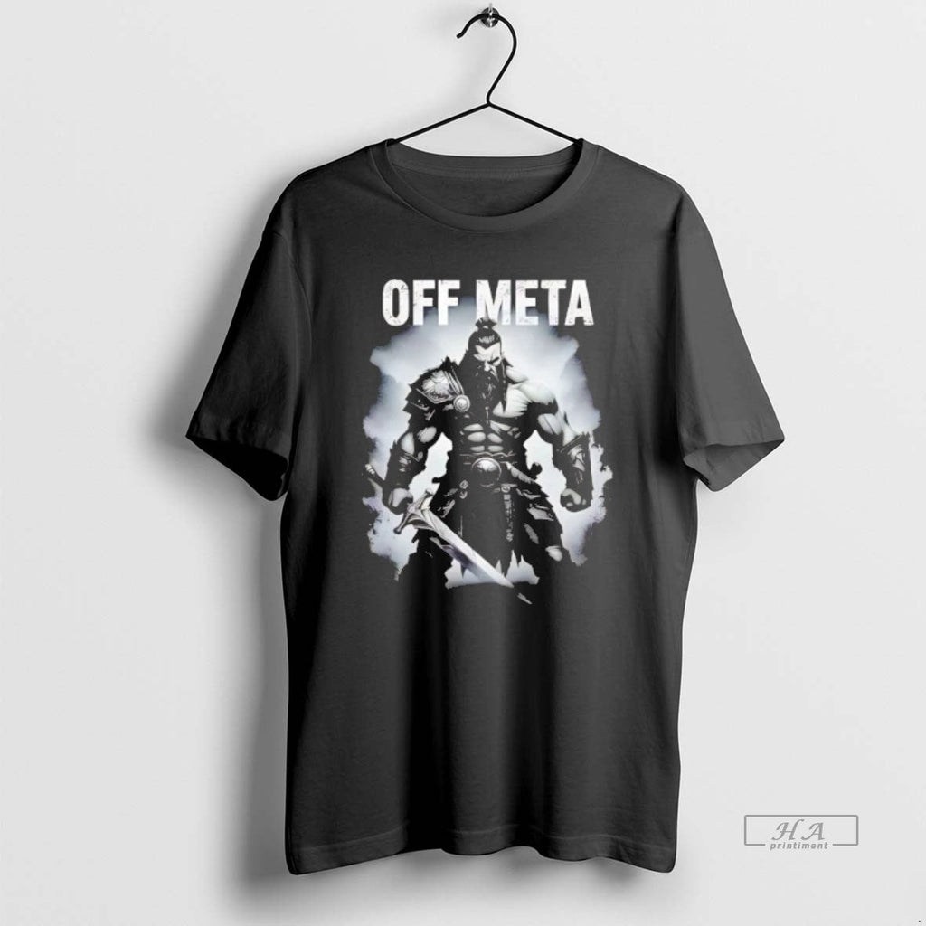 Trendy Fierce Warrior Off Meta Graphic - Adult & Kids T-Shirts, Sweatshirts & Hoodies apparel design preview 1