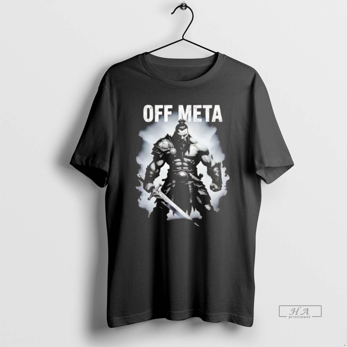 Trendy Fierce Warrior Off Meta Graphic - Adult & Kids T-Shirts, Sweatshirts & Hoodies apparel design preview 1
