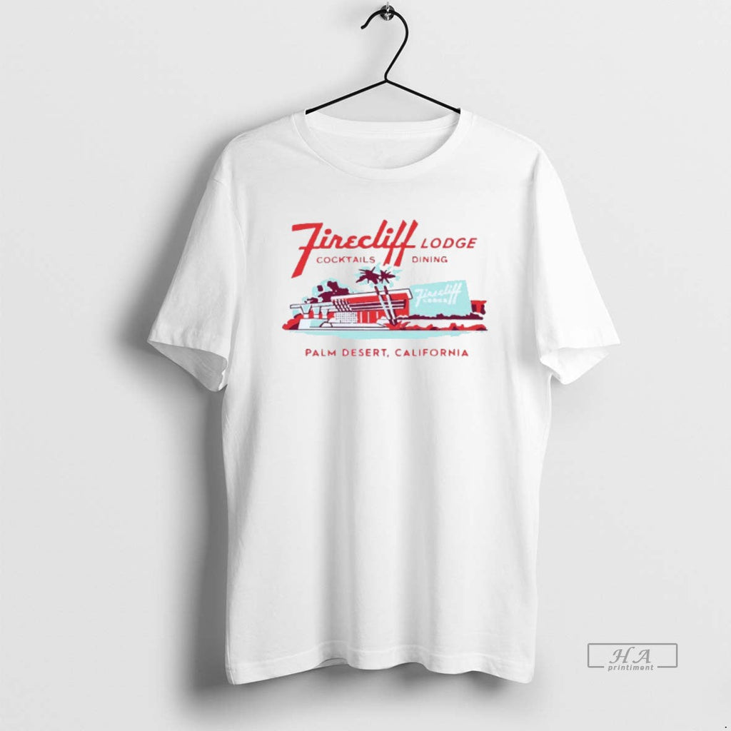 Trendy Firecliff Lodge Hotel Cocktail Dining Palm - Adult & Kids T-Shirts, Sweatshirts & Hoodies apparel design preview 1