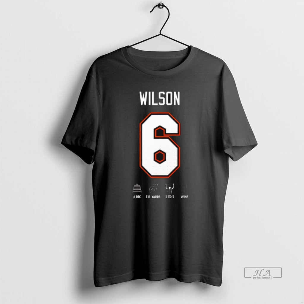 Trendy Florida Gators Dallas Wilson Number 6 - Adult & Kids T-Shirts, Sweatshirts & Hoodies apparel design preview 1