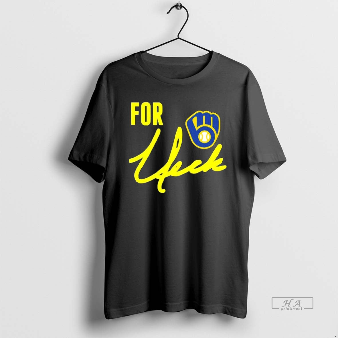 Trendy For Uecker Milwaukee Brewers Blackshirt - Adult & Kids T-Shirts, Sweatshirts & Hoodies apparel design preview 1