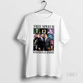 Trendy Free Speech Stephen Colbert And Jimmy Kimmel - Adult & Kids T-Shirts, Sweatshirts & Hoodies apparel design preview 1