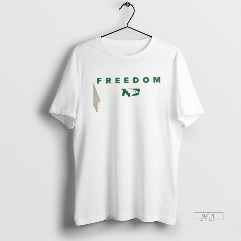 Trendy Freedom Charlie Kirk X North Dakota 2 Sided - Adult & Kids T-Shirts, Sweatshirts & Hoodies apparel design preview 1