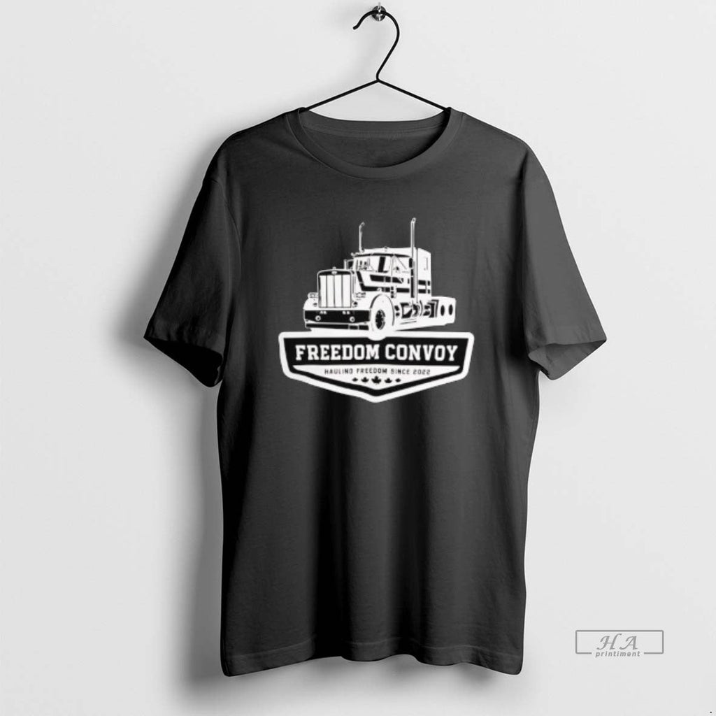 Trendy Freedom Convoy Hauling Since 2022 - Adult & Kids T-Shirts, Sweatshirts & Hoodies apparel design preview 1