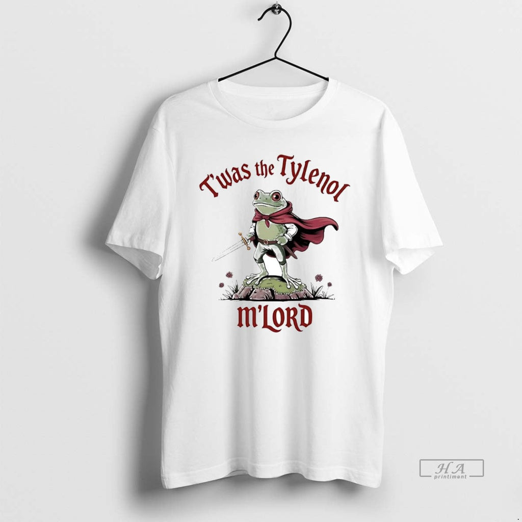 Trendy Frog Twas The Tylenol Mlord - Adult & Kids T-Shirts, Sweatshirts & Hoodies apparel design preview 1