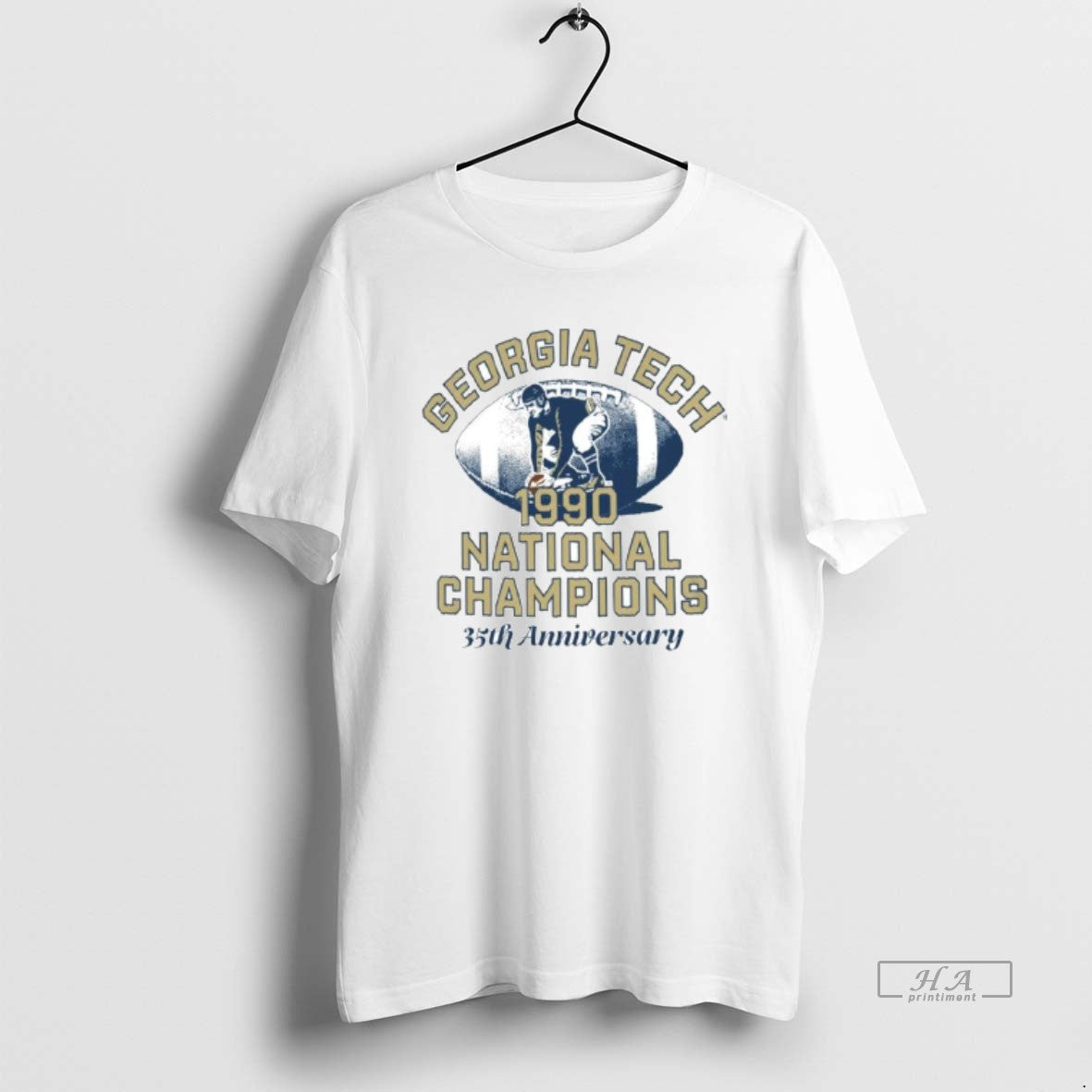 Trendy Georgia Tech Yellow Jackets 1990 National - Adult & Kids T-Shirts, Sweatshirts & Hoodies apparel design preview 1