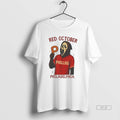 Trendy Ghost Face With P Donut Red October - Adult & Kids T-Shirts, Sweatshirts & Hoodies apparel design preview 1
