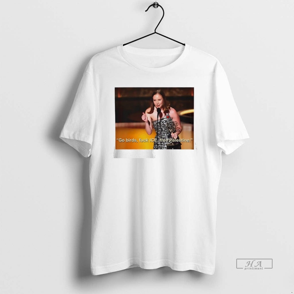 Trendy Go Birds Fck Ice Free Palestine - Adult & Kids T-Shirts, Sweatshirts & Hoodies apparel design preview 1