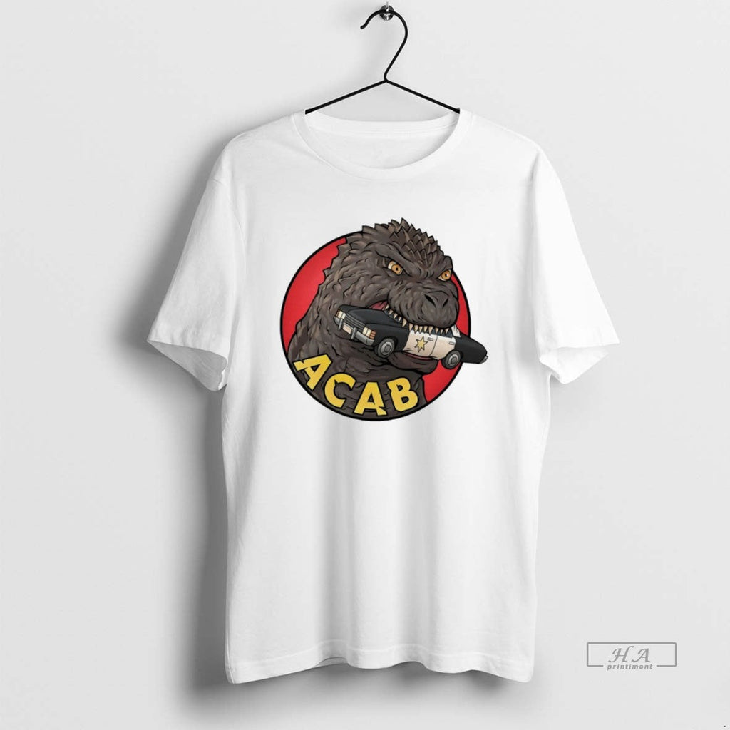Trendy Godzilla Acab Graphic - Adult & Kids T-Shirts, Sweatshirts & Hoodies apparel design preview 1