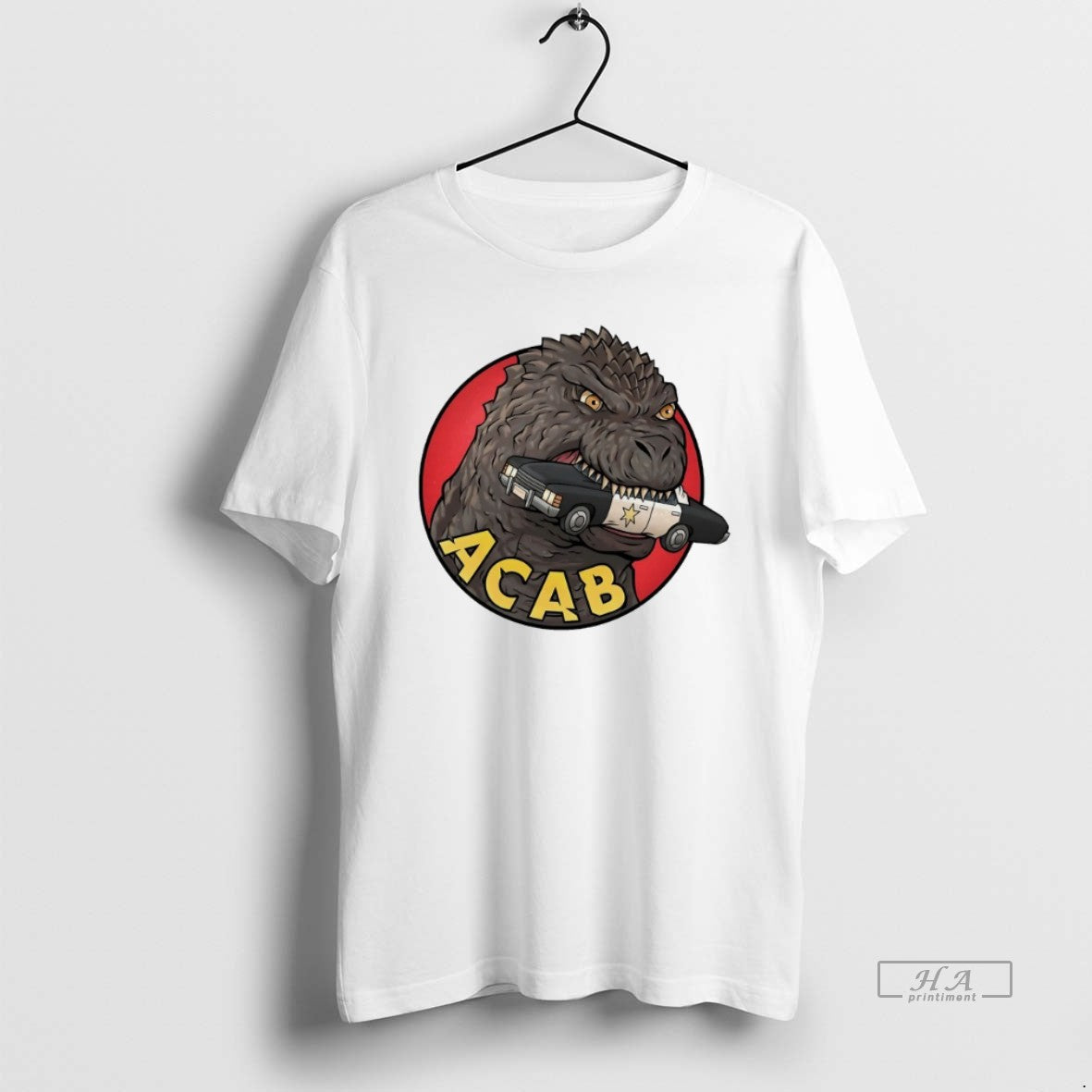 Trendy Godzilla Acab Graphic - Adult & Kids T-Shirts, Sweatshirts & Hoodies apparel design preview 1
