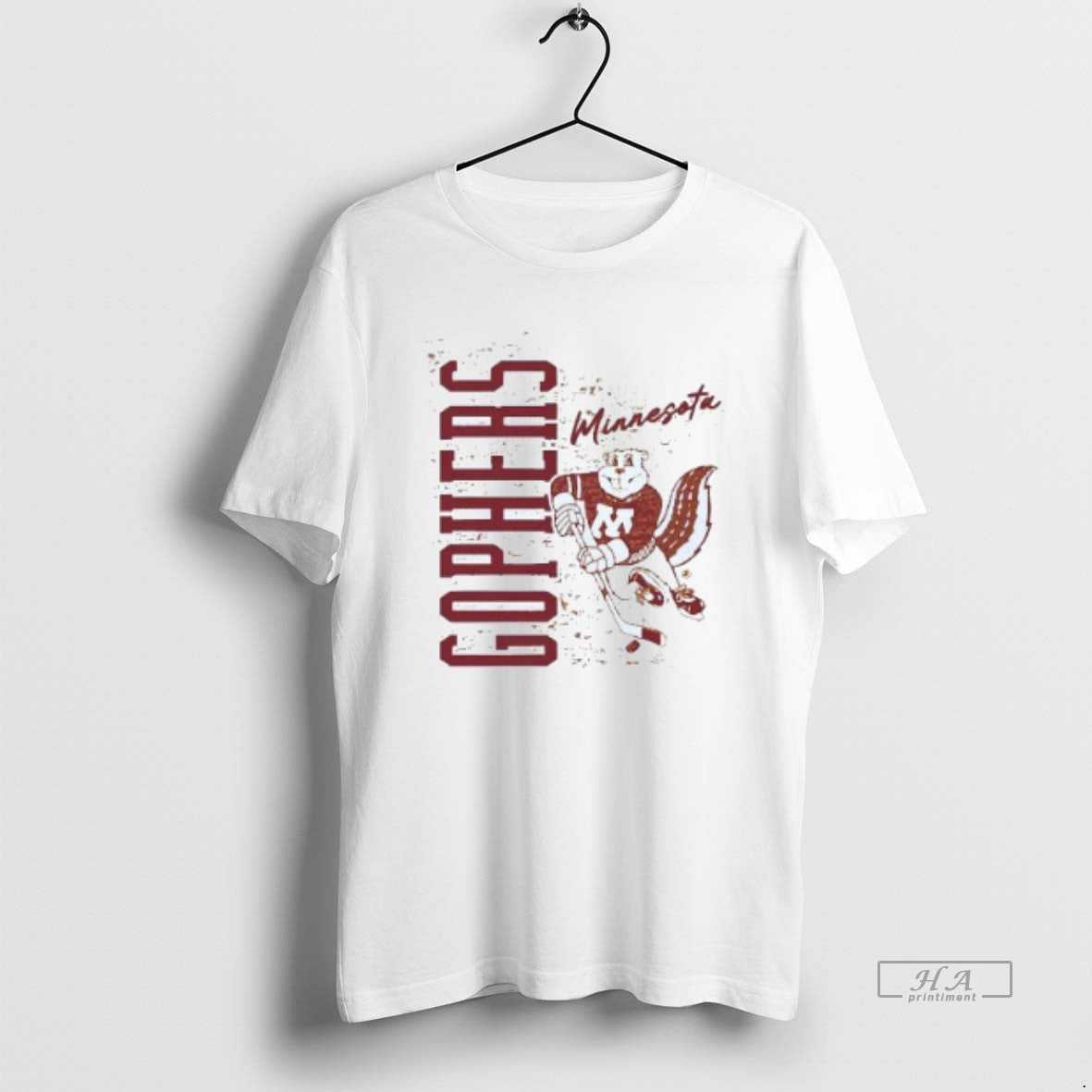 Trendy Goldy Hockey State Minnesota Golden Gophers - Adult & Kids T-Shirts, Sweatshirts & Hoodies apparel design preview 1