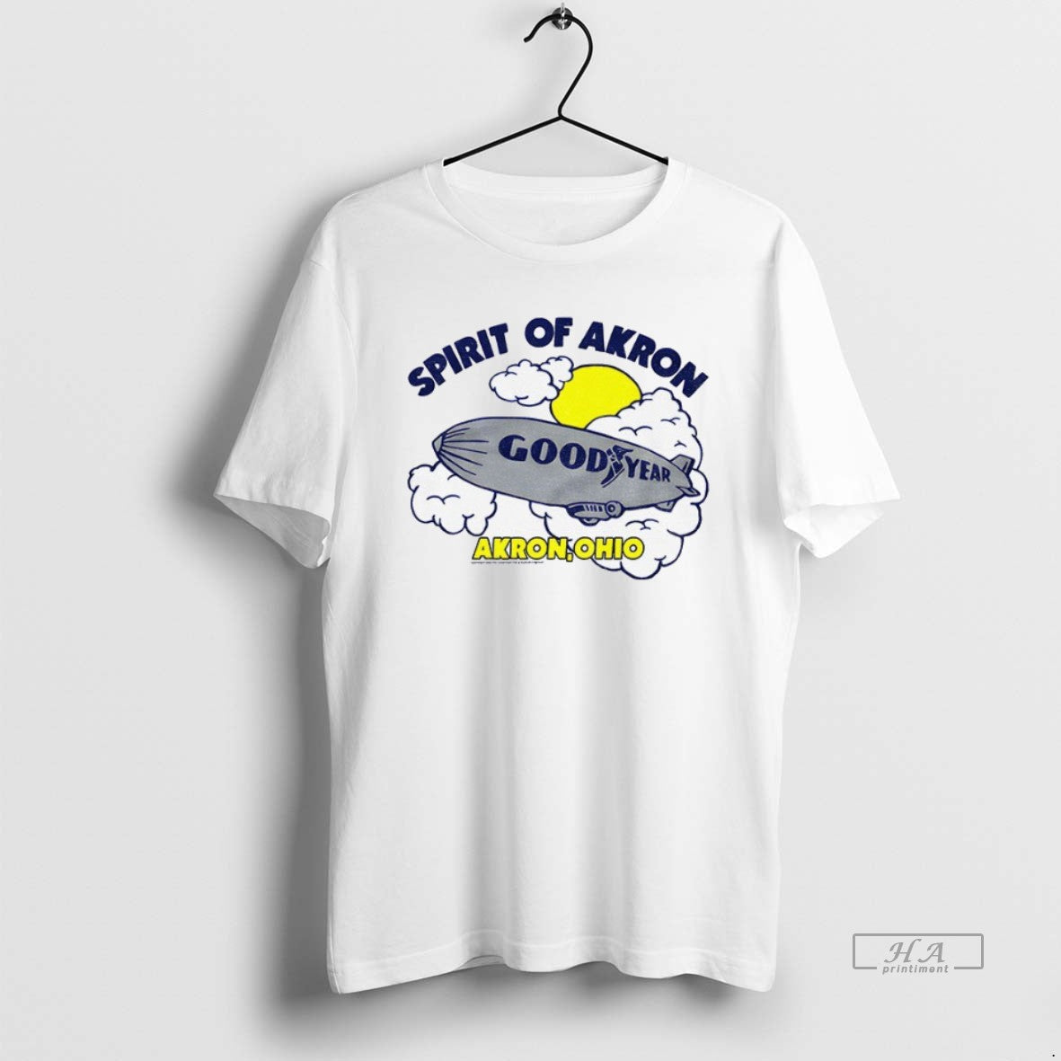 Trendy Goodyear Spirit Of Akron Ohio Blimp - Adult & Kids T-Shirts, Sweatshirts & Hoodies apparel design preview 1