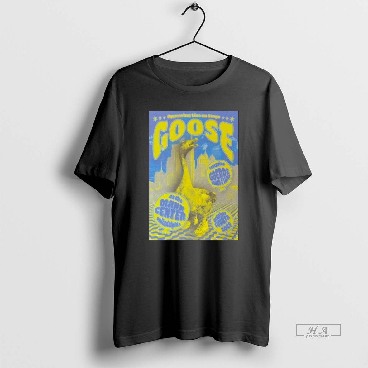 Trendy Goose Appearing Live On Stage The Mann Center - Adult & Kids T-Shirts, Sweatshirts & Hoodies apparel design preview 1