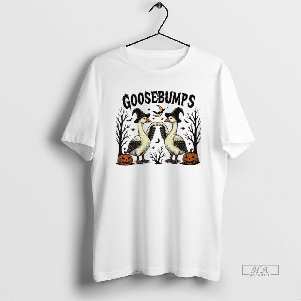 Trendy Goosebumps Spooky Halloween - Adult & Kids T-Shirts, Sweatshirts & Hoodies apparel design preview 1