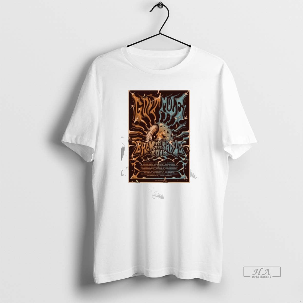 Trendy Govt Mule Back In The Saddle Tour 2025 - Adult & Kids T-Shirts, Sweatshirts & Hoodies apparel design preview 1