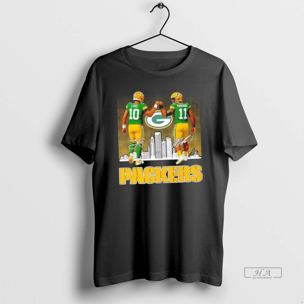 Trendy Green Bay Packers Legends Love X Parsons - Adult & Kids T-Shirts, Sweatshirts & Hoodies apparel design preview 1